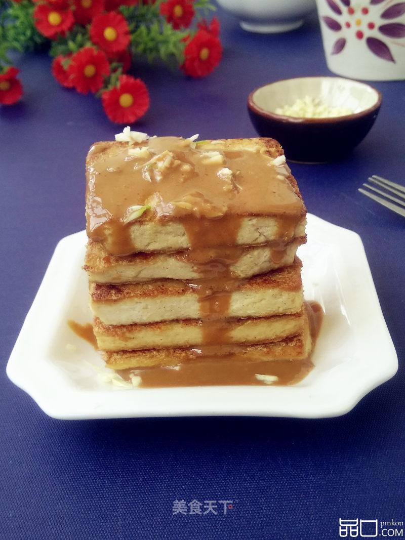 电饼铛煎豆腐