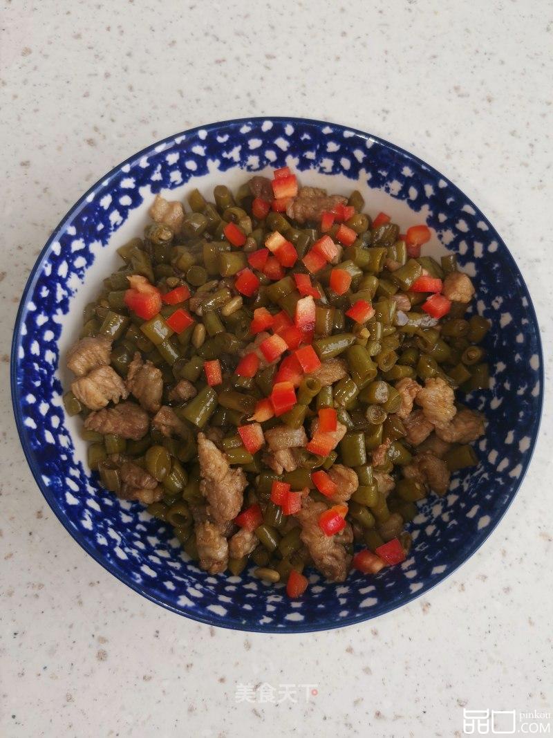 酸豆角肉末