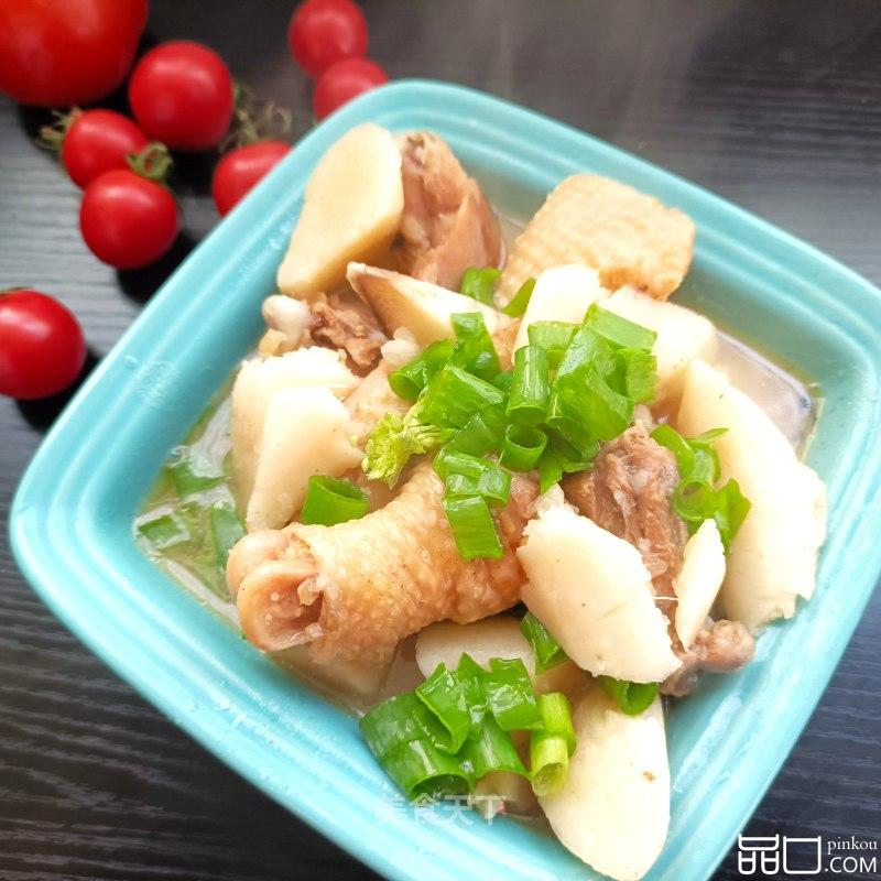 土鸡腿炖山药