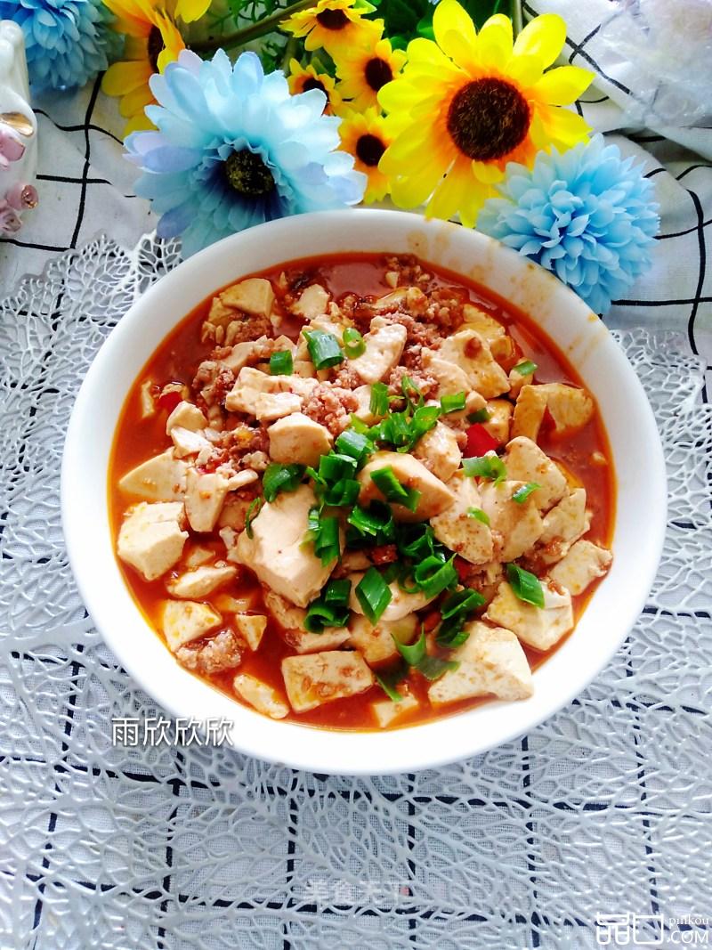 肉末豆花