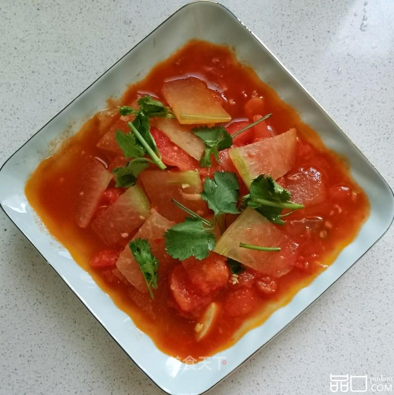 西红柿烧冬瓜
