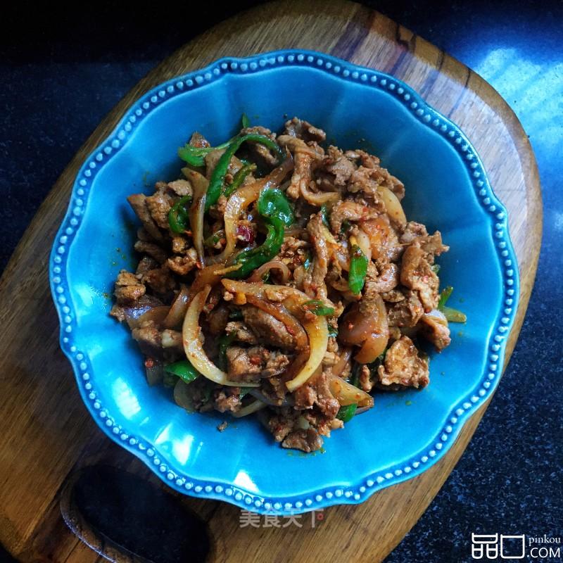 洋葱爆炒羊肉