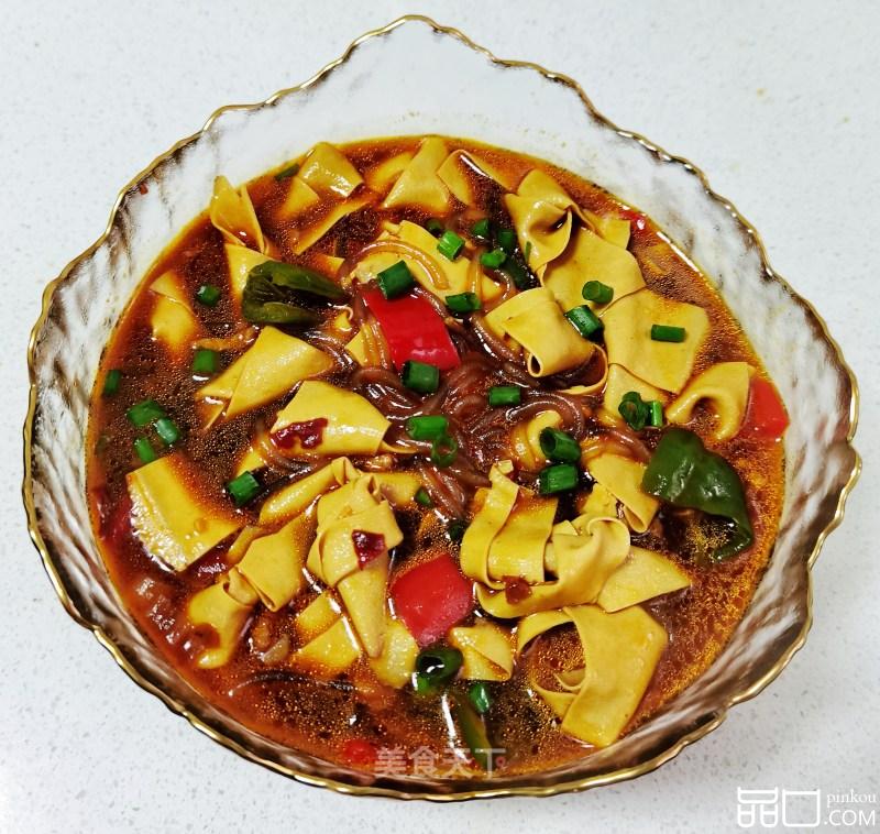 肉末豆腐皮炖粉条