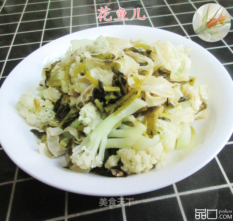 咸菜豆腐皮花菜