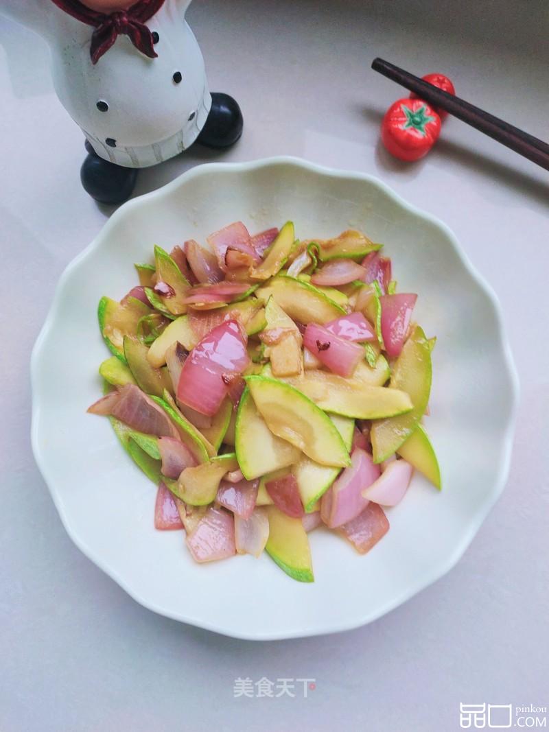 洋葱炒葫芦片