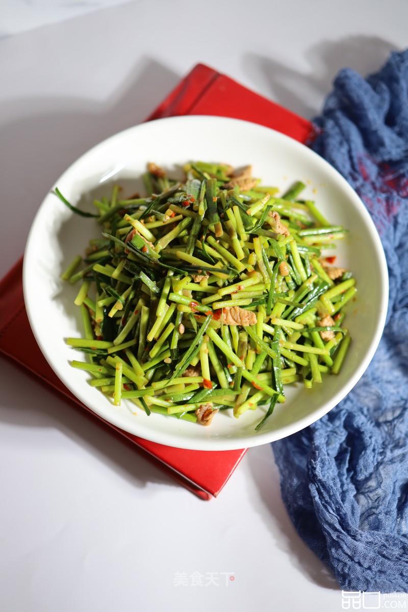 肉丝炒蒜薹