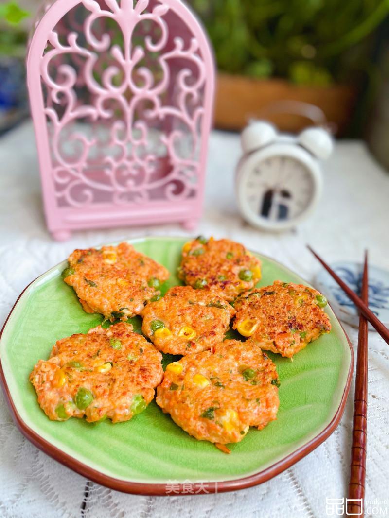 鸡肉蔬菜饼