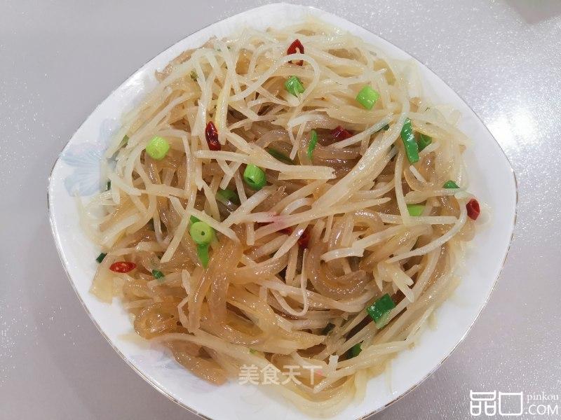 土豆丝炒粉条