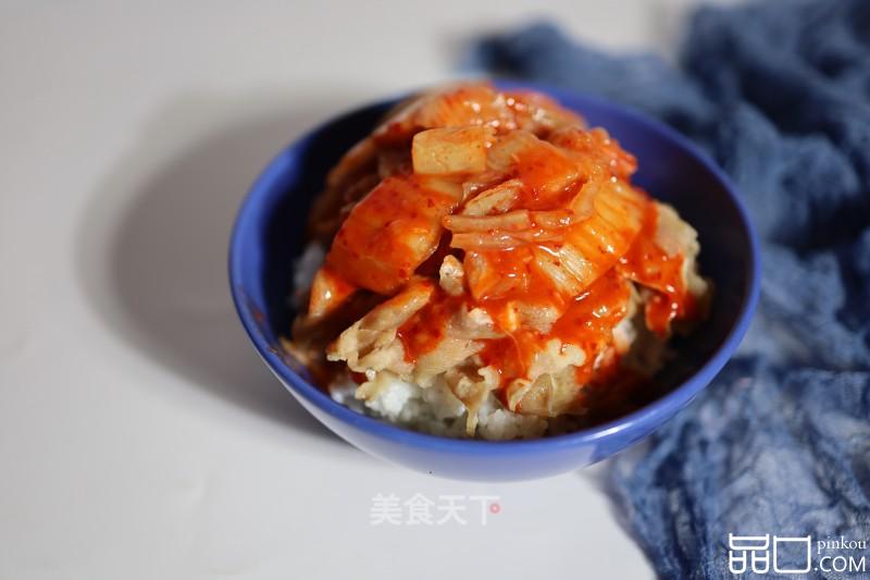 牛肉卷泡菜饭