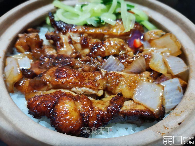 黑椒鸡腿饭
