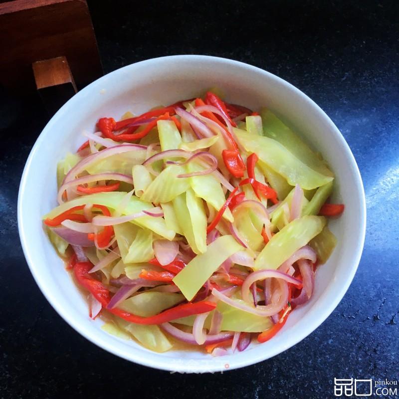 菜椒洋葱炒笋片