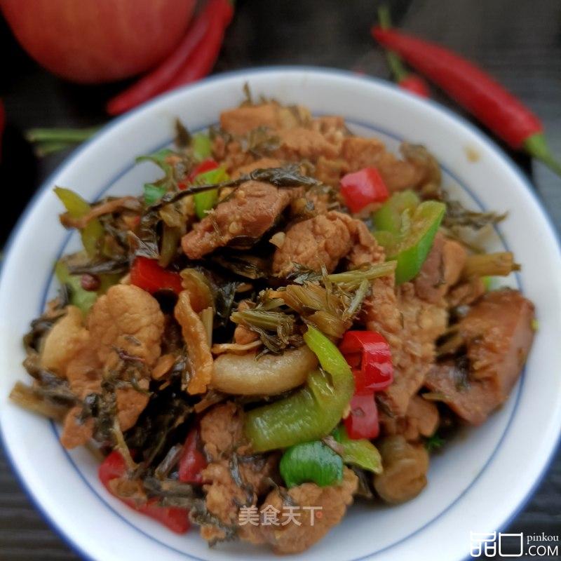 外婆菜烧肉丁