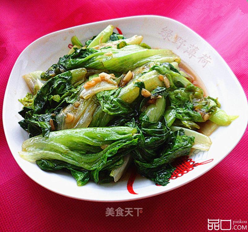 家常小炒——蒜蓉炒生菜