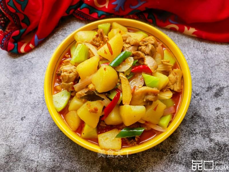 莴笋土豆炖鸡腿