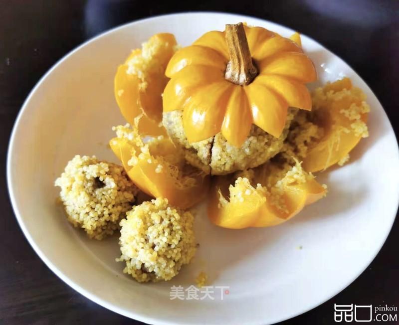 肉丸南瓜盅