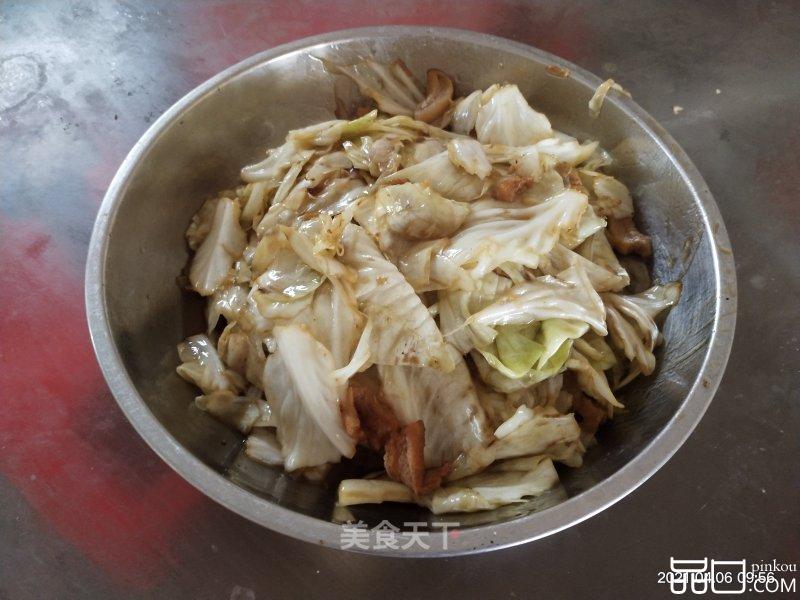 猪油渣炒包菜