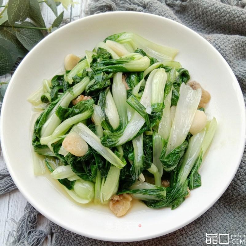 鸡油蒜香小白菜