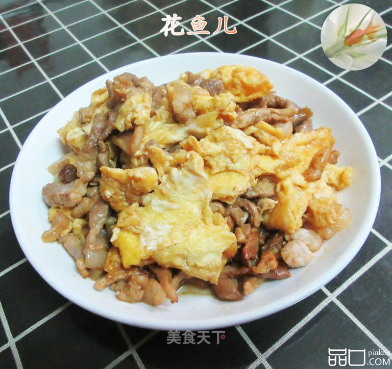 肉丝炒鸡蛋