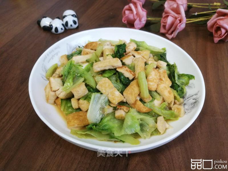 生菜烧豆腐
