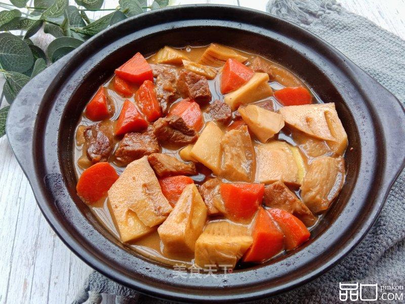 春笋胡萝卜烧肉