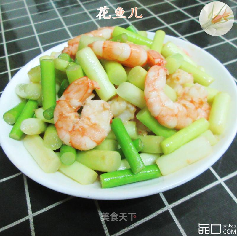 虾仁炒蒜薹