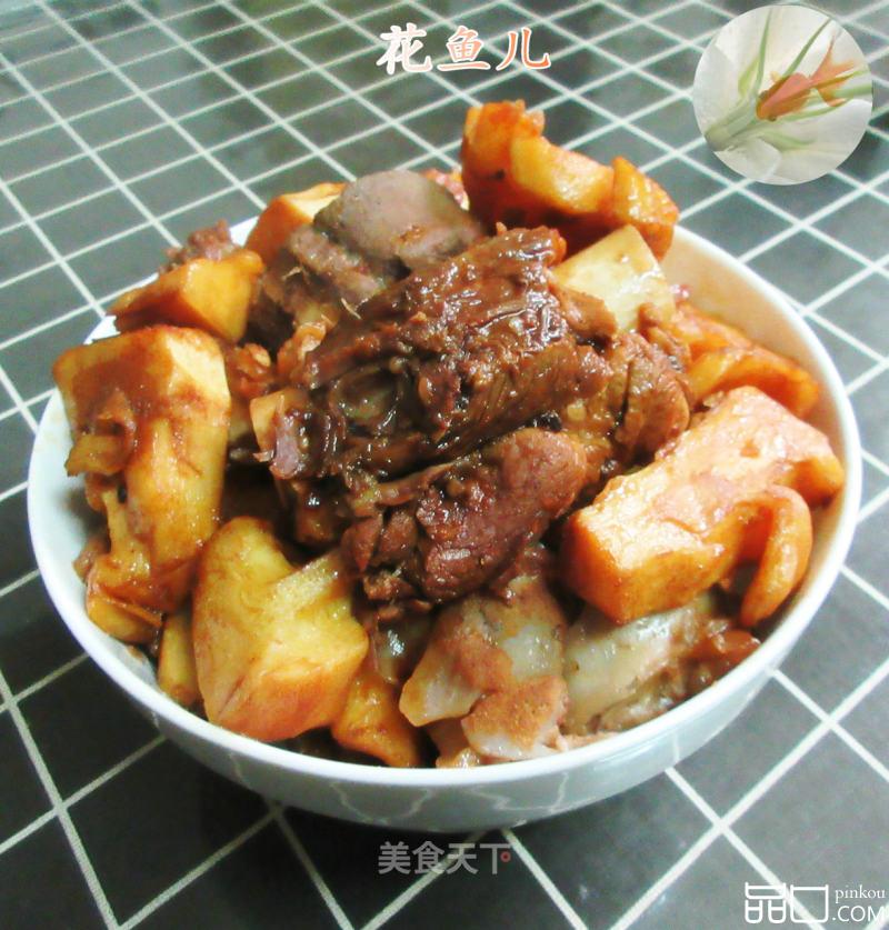 筒骨烧毛笋头