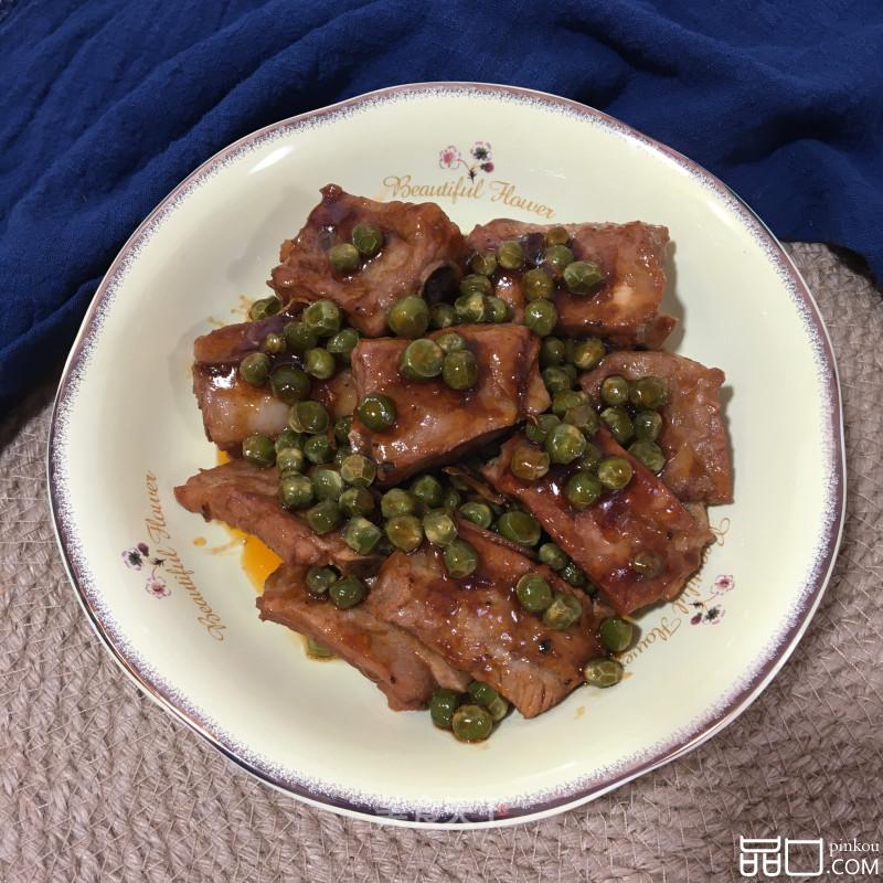 糖醋烧豌豆排骨