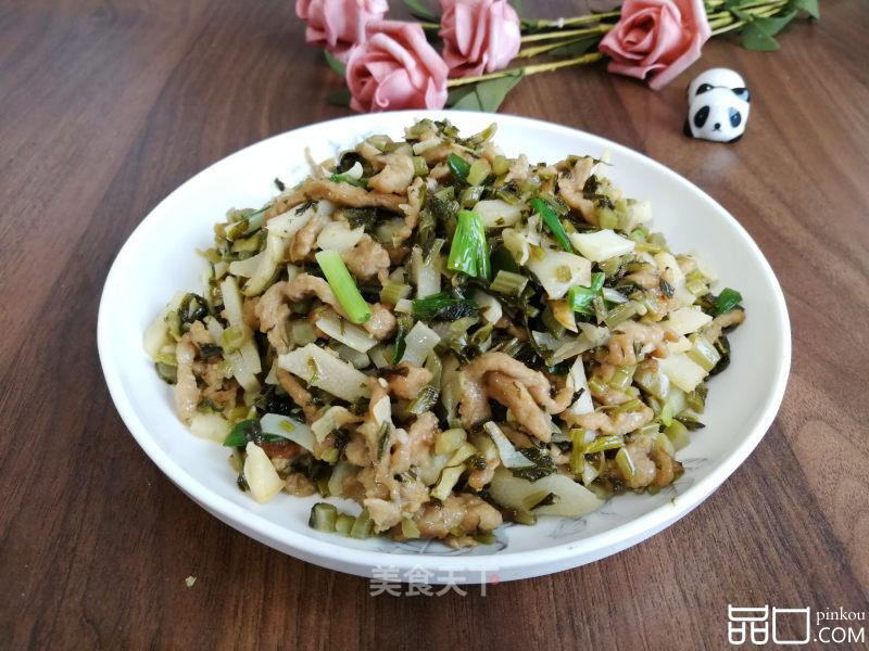 腌菜春笋炒肉丝