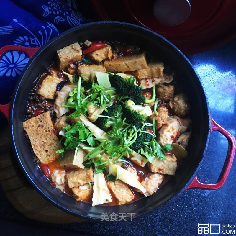 麻辣春笋时蔬锅