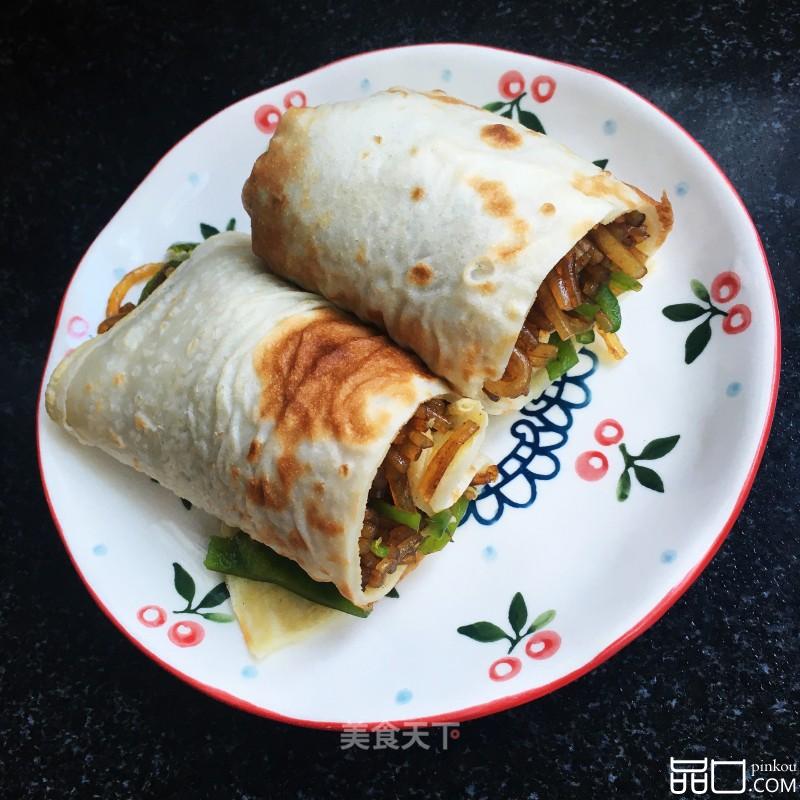 青椒粉条炒豆芽