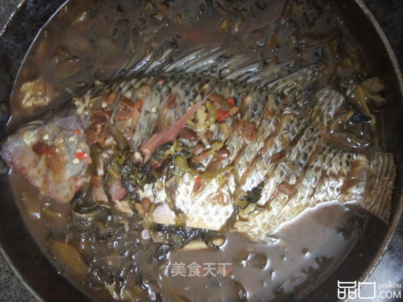 酸菜加黄豆酱的罗飞鱼