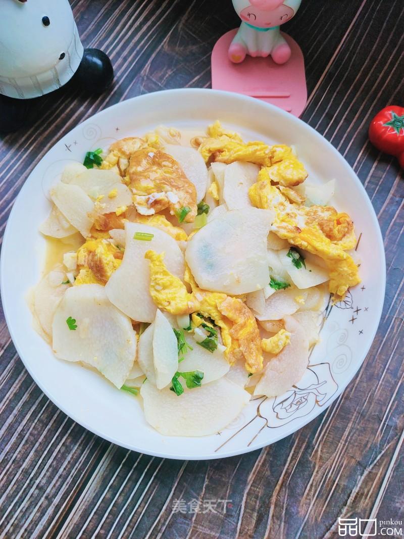醋溜山药鸡蛋