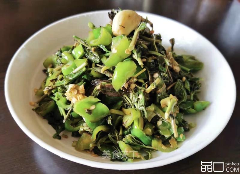 香椿芽炒螺丝椒