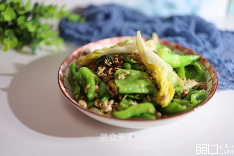 青椒炒肉末