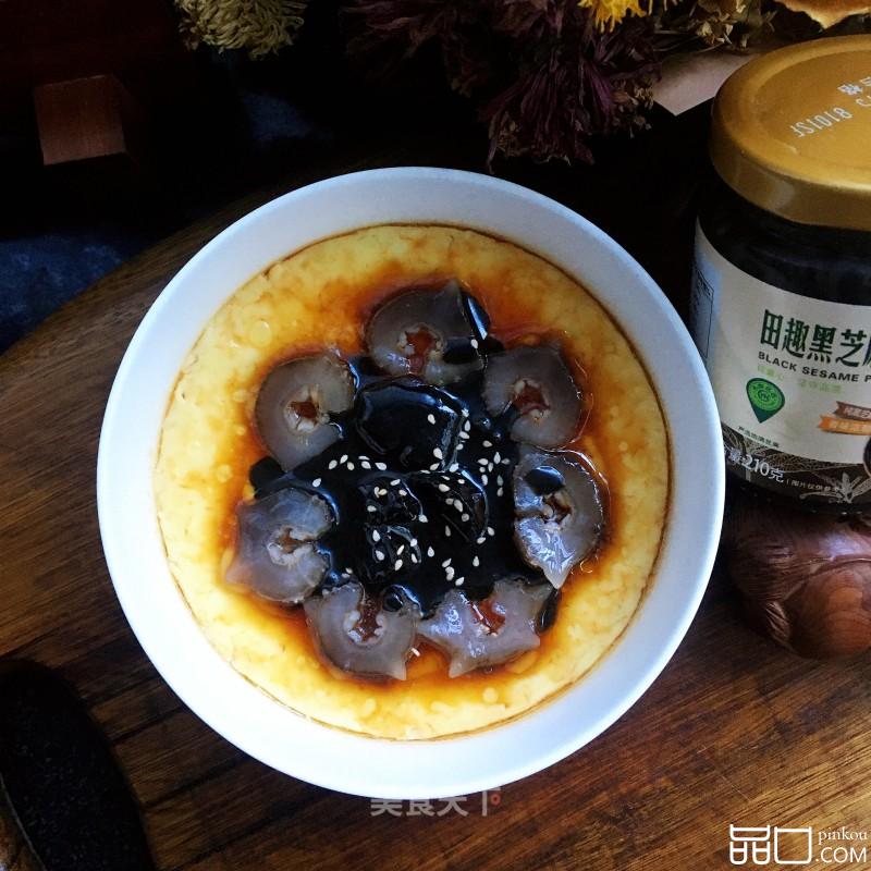 黑芝麻海参蒸蛋