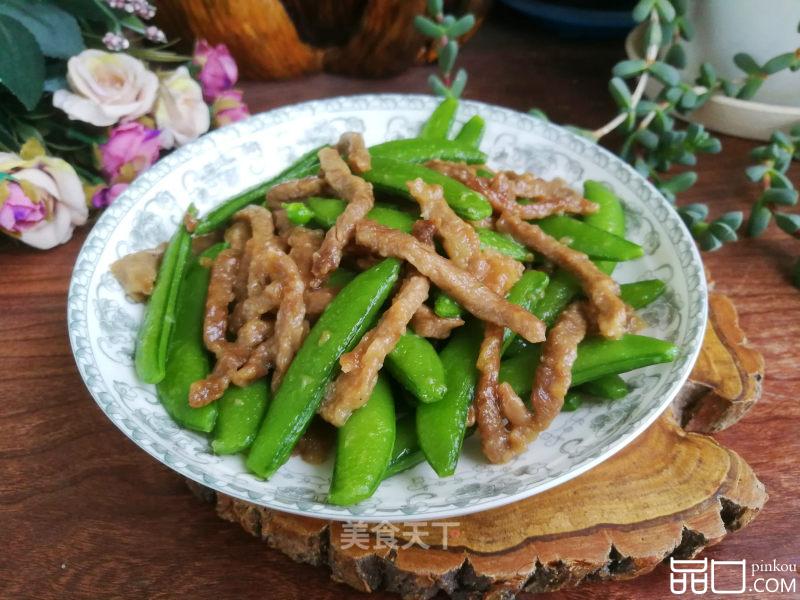 甜豆角炒牛柳
