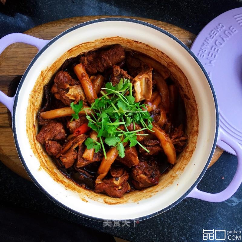 香辣排骨炖年糕