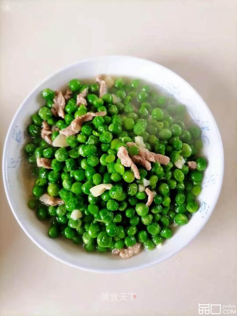 肉丝炒豌豆
