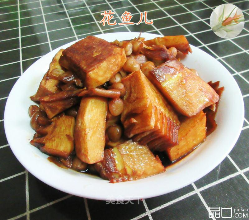 花生米烧毛笋