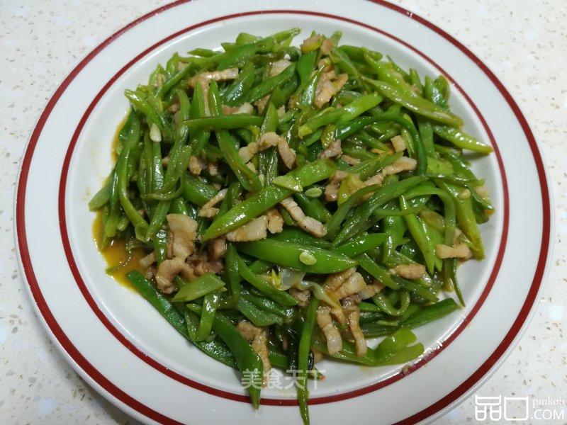 炒肉豆角丝