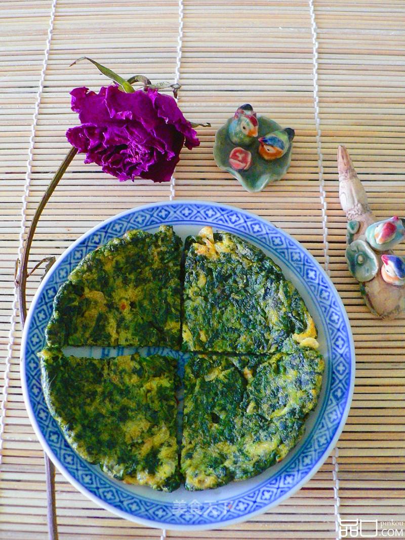 荠菜鸡蛋饼
