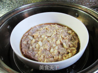 蒸圆茄子肉末步骤15