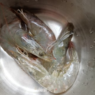 秋葵虾仁滑蛋步骤6