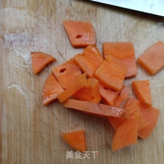 秋葵虾仁滑蛋步骤4