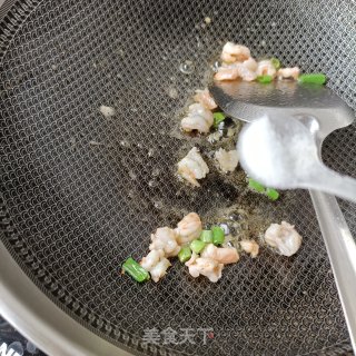 秋葵虾仁滑蛋步骤12