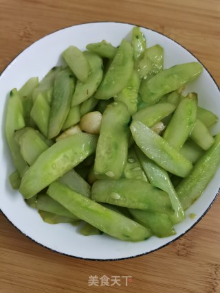 蚝油炒青瓜步骤6