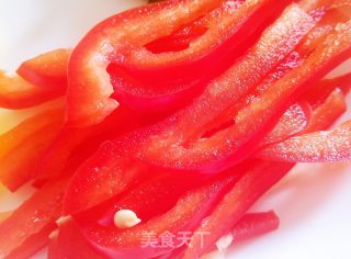 彩椒肉丝步骤4