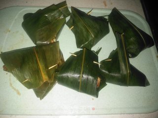 粽叶包鸡步骤5