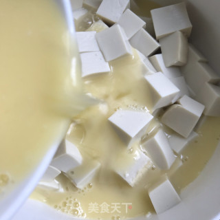 嫩豆腐蒸蛋步骤5