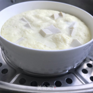 嫩豆腐蒸蛋步骤8